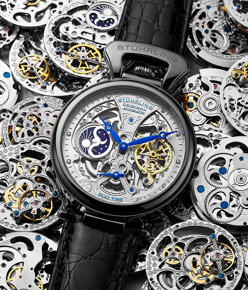 Legacy Silver Dial/ Black Crocodile | Silver Dial