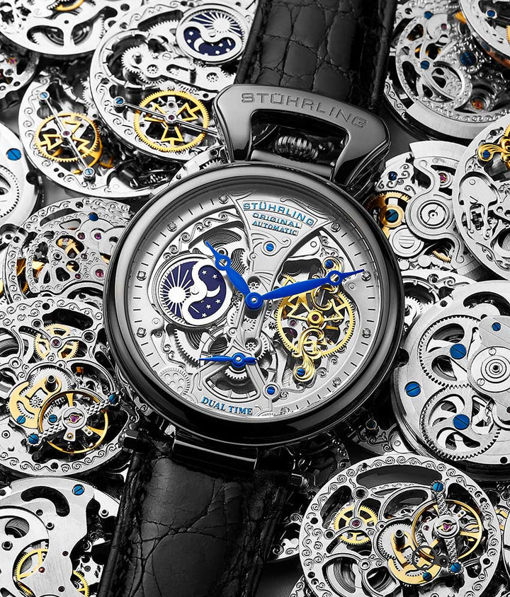 Legacy Silver Dial/ Black Crocodile | Silver Dial
