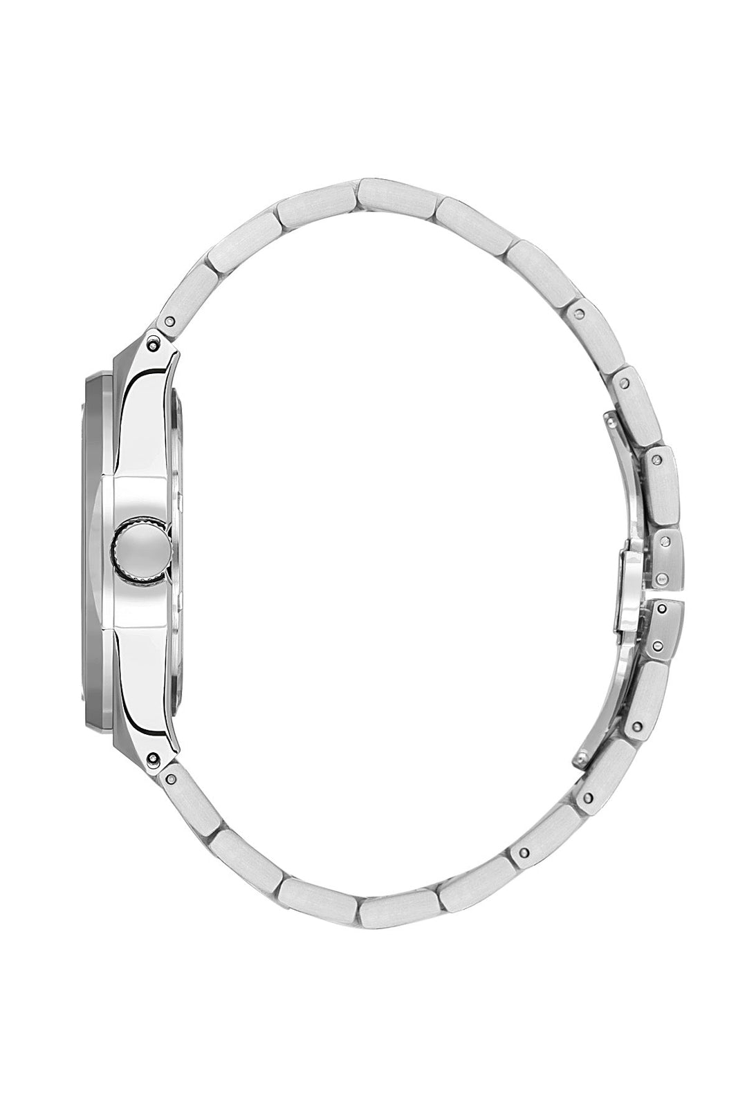 Premium Stainless Steel Band - Date Silver Silver Dial