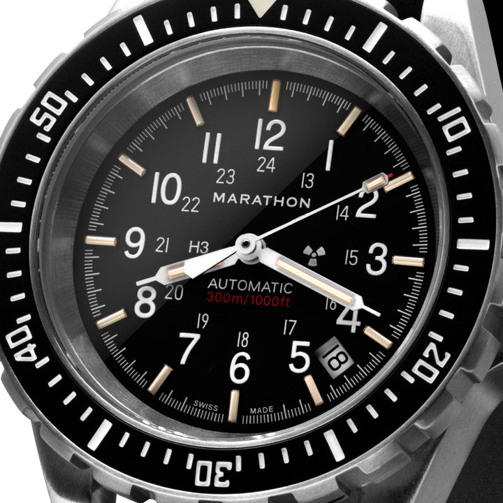 Dive SS/BKSS 3PC RUBBER (WW194006SS-0130) | Black Dial