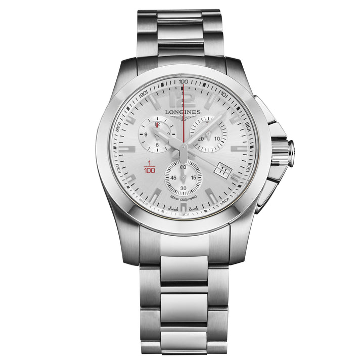 Conquest Silver / Stainless Steel Silver Dial