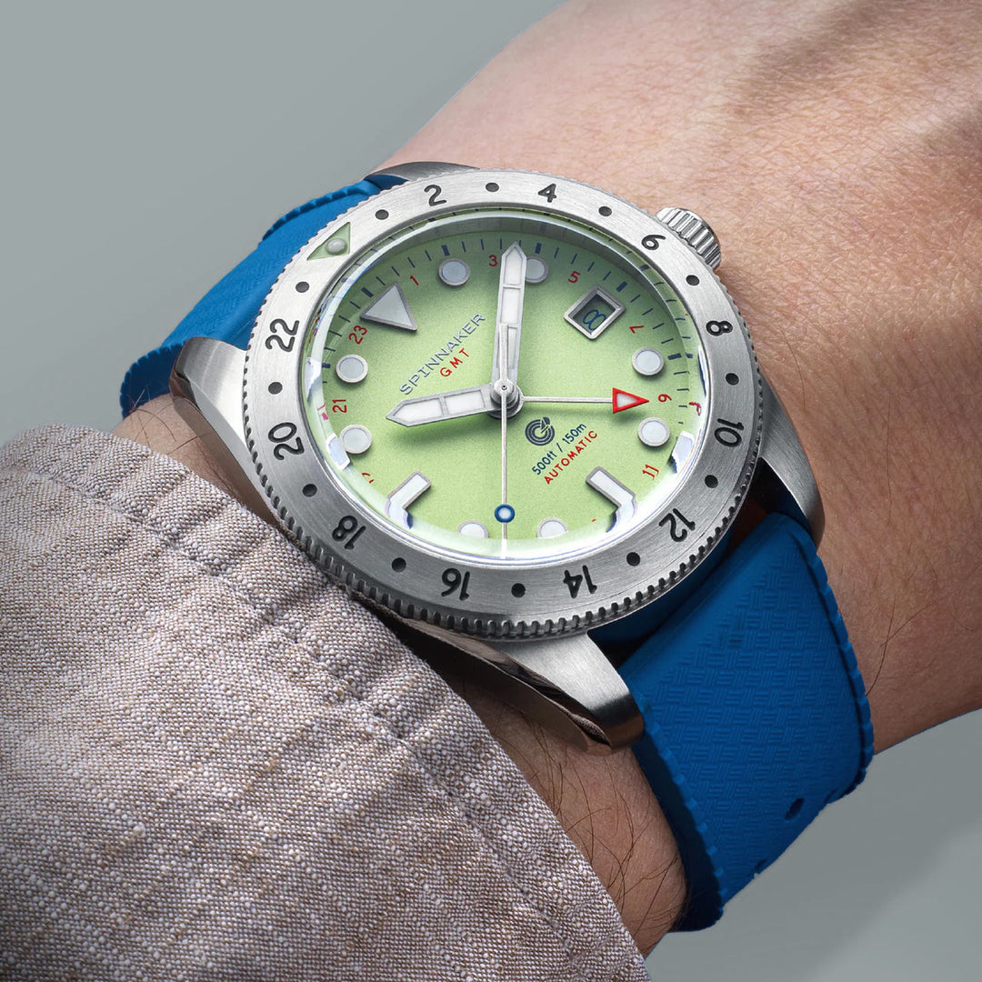 Croft 39 GMT Automatic Green / Stainless Steel | Green Dial