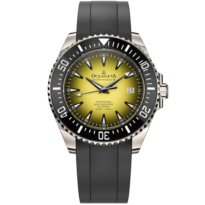 Oceaneva Deep Marine Explorer VI 6000M - Yellow Titanium Automatic 6000m/YellowB