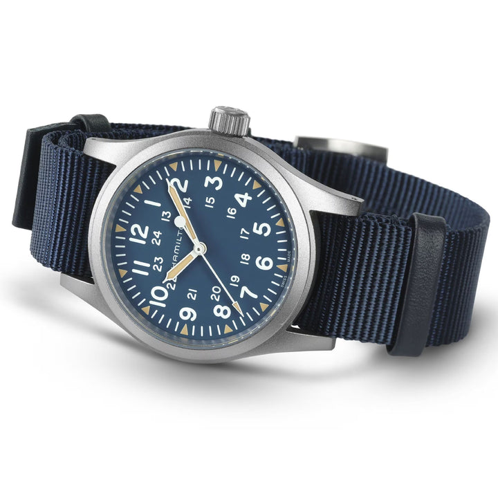 KHAKI FIELD Blue / Fabric Blue Dial