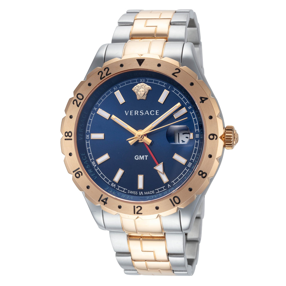 Hellenyium 42mm / Blue / Silver and Rose Gold | Blue Dial