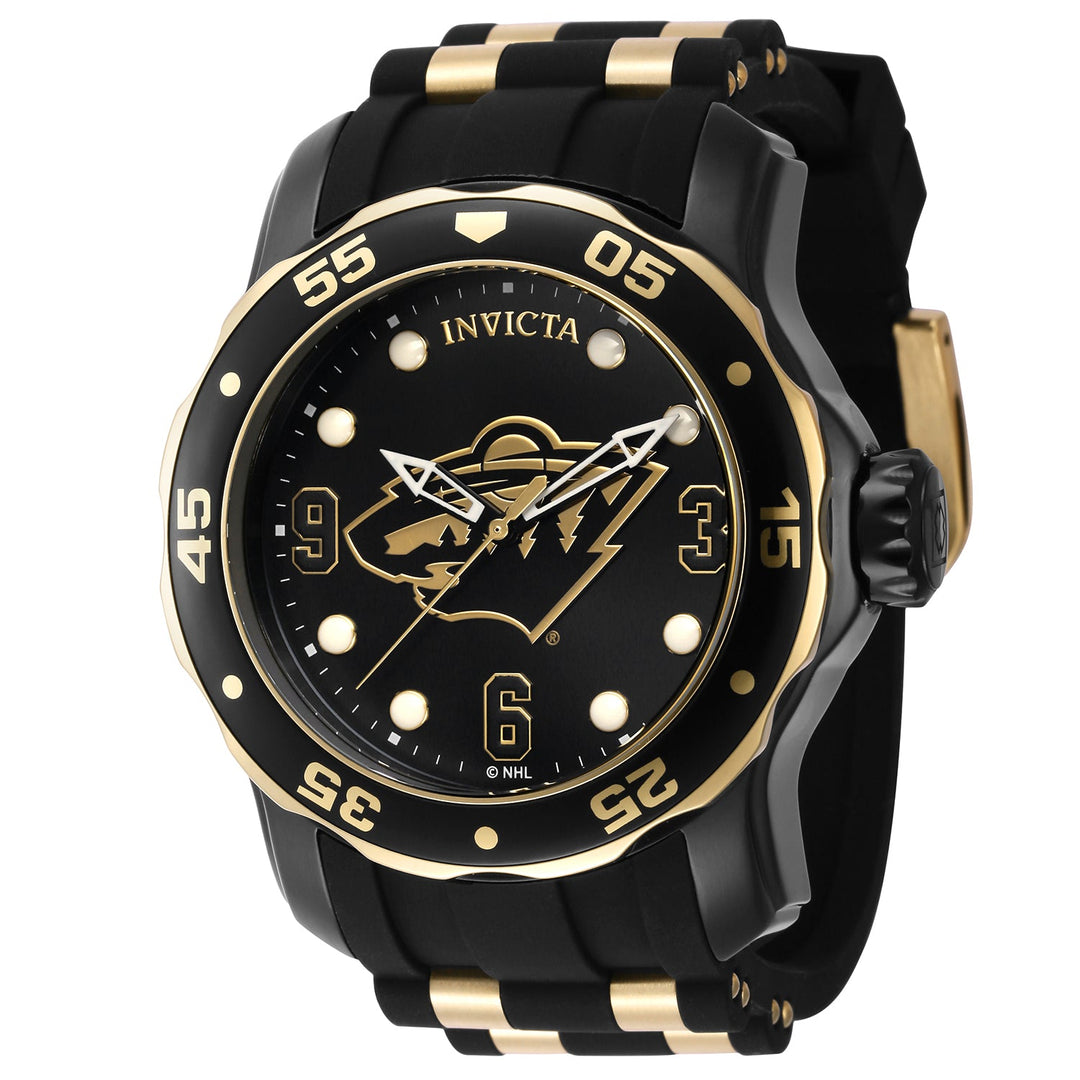 NHL Minnesota Wild NHL Minnesota Wild | Black and Gold Dial