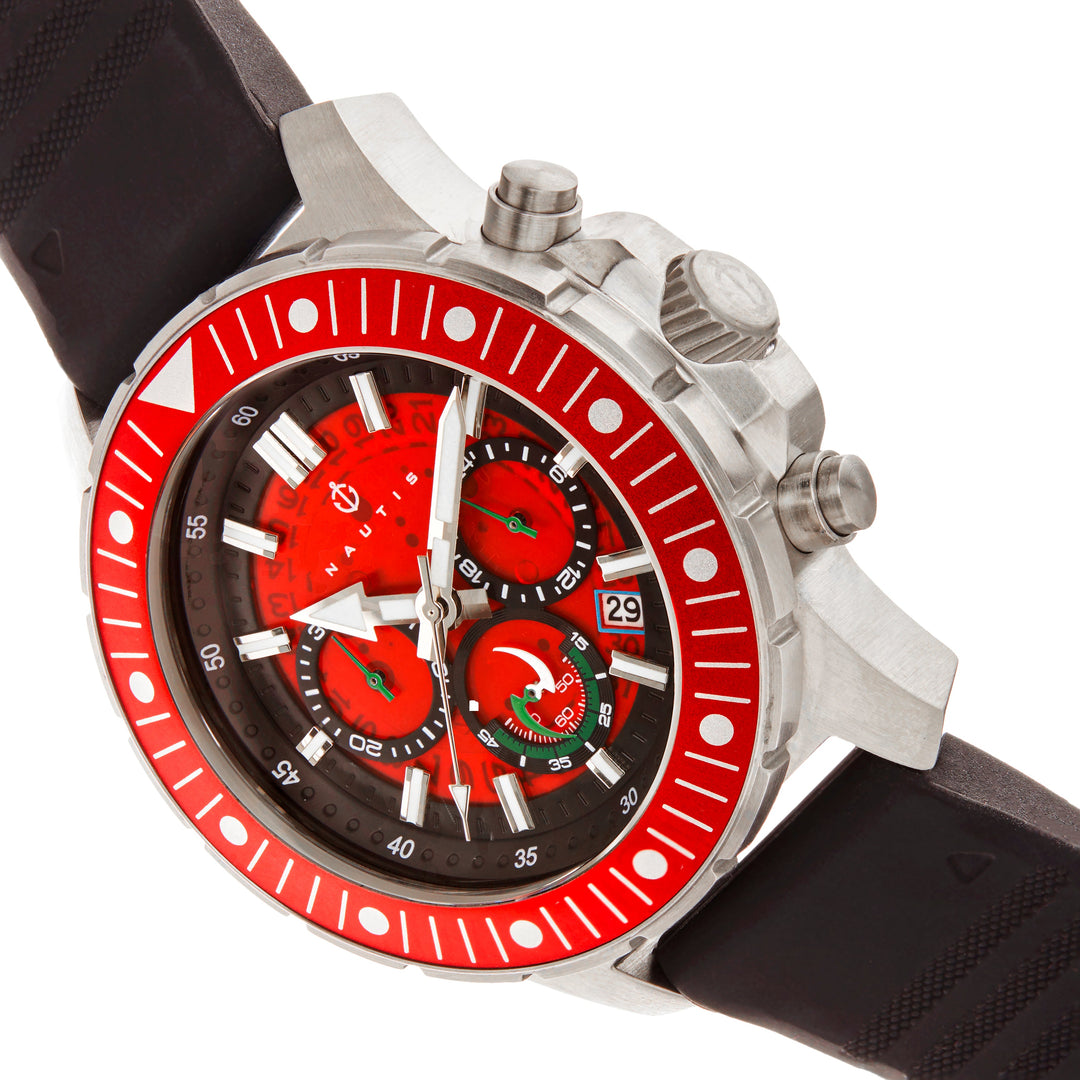 Caspian Black/Red | Red Dial