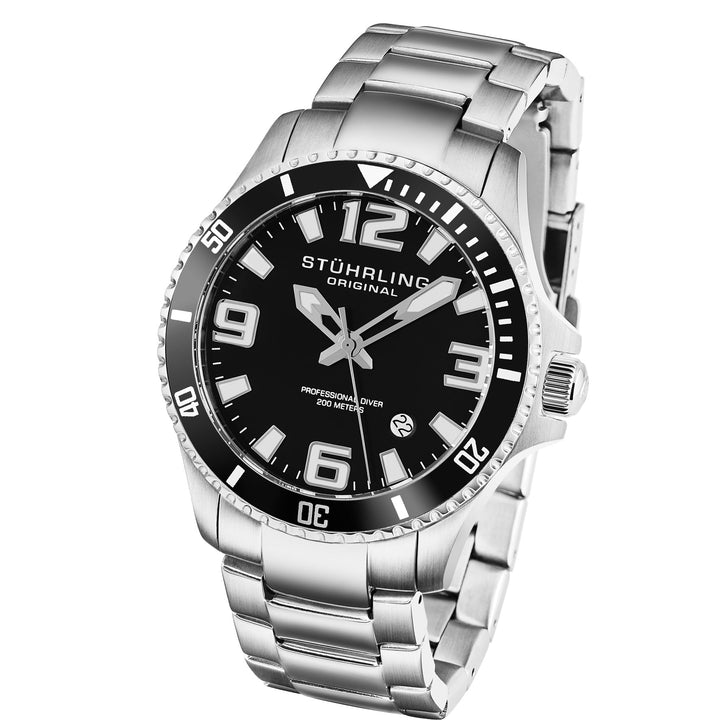 Aquadiver Silver/Stainless Steel/Black Dial/Silver | Black Dial