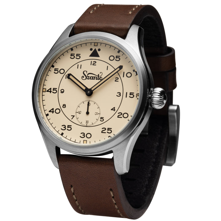 Heritage Aviator 2750 Series SS/Ivory/Brown | Creme Dial
