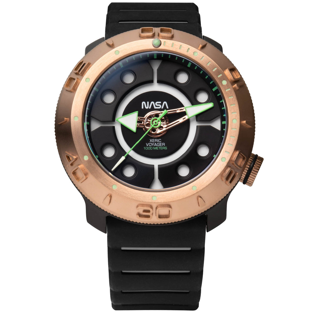 NASA Voyager Automatic 1000m Diver Callisto Black Dial