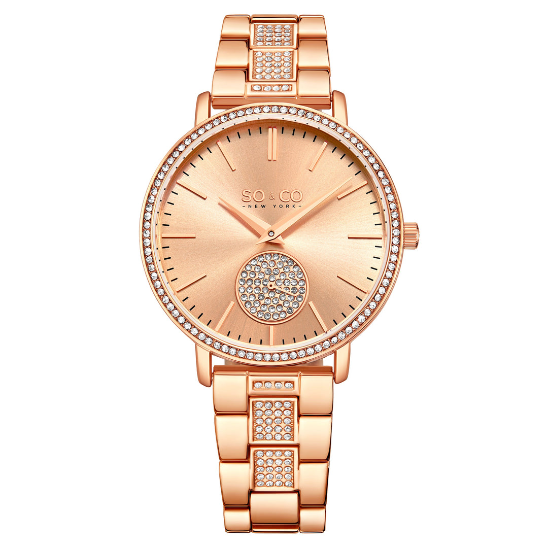 Madison Rose Gold/Stainless Steel-5525.5 | Champagne Dial