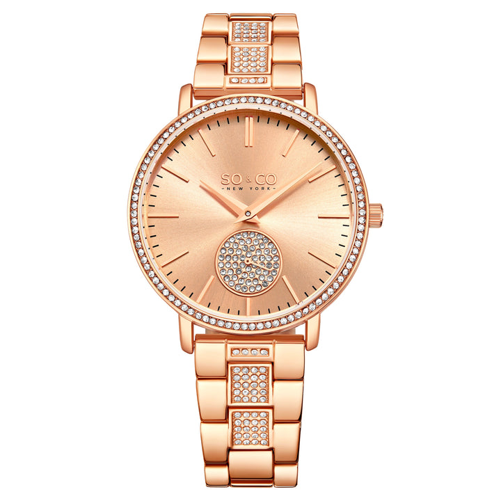 Madison Rose Gold/Stainless Steel-5525.5 | Champagne Dial