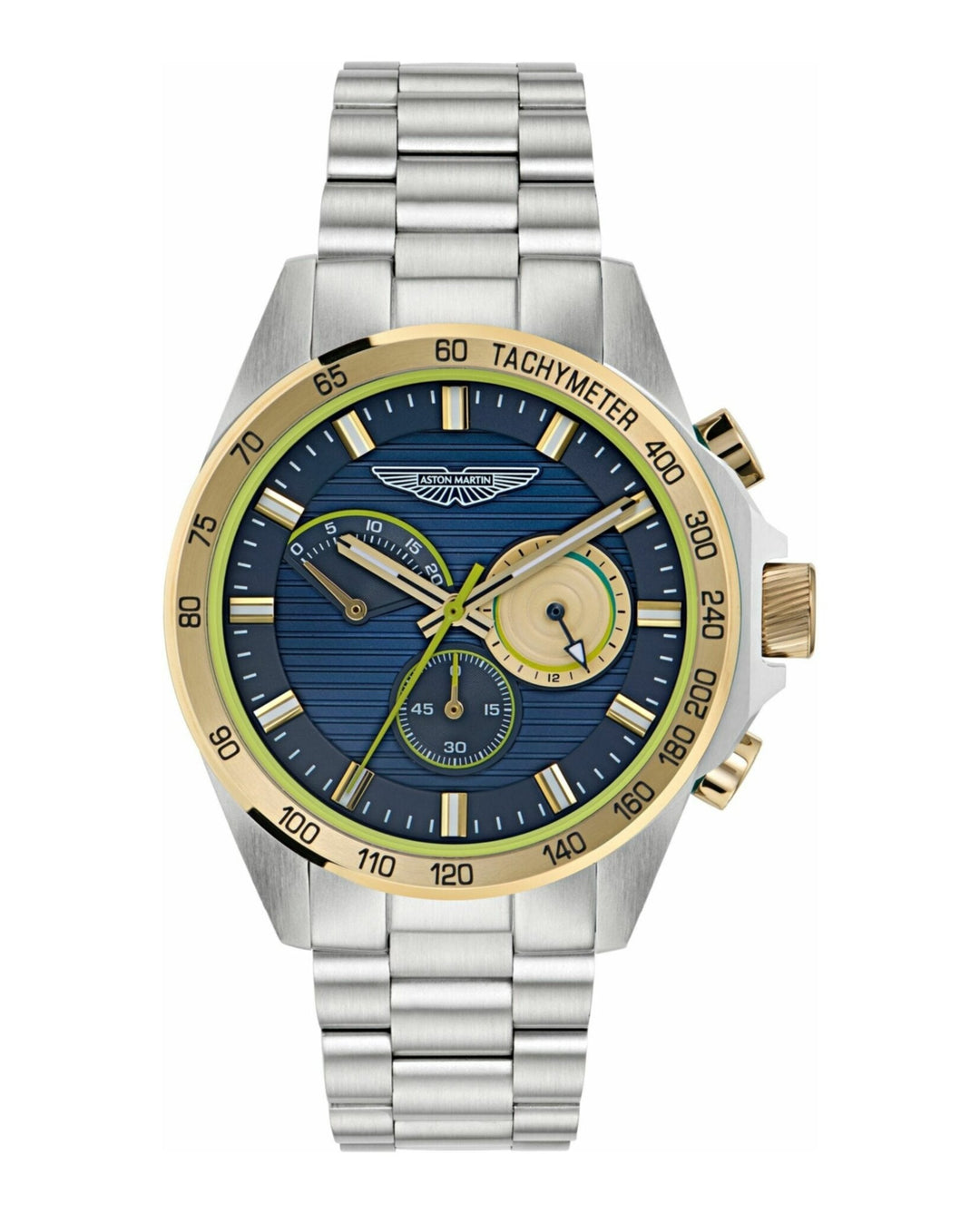 HLC Two Tone Chrono/Blue Dial/Stainless Steel Bracelet Blue Dial