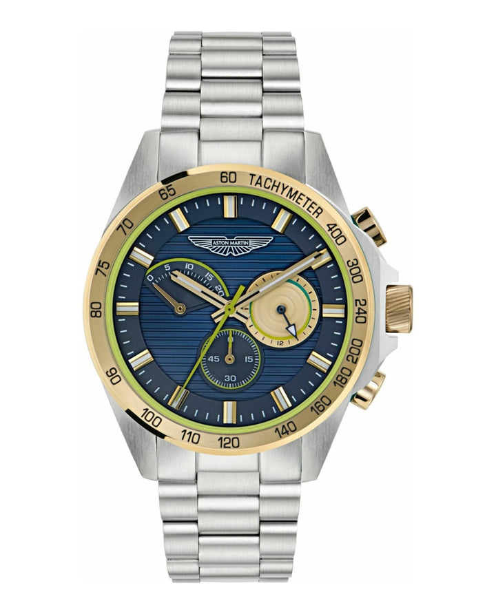HLC Two Tone Chrono/Blue Dial/Stainless Steel Bracelet Blue Dial