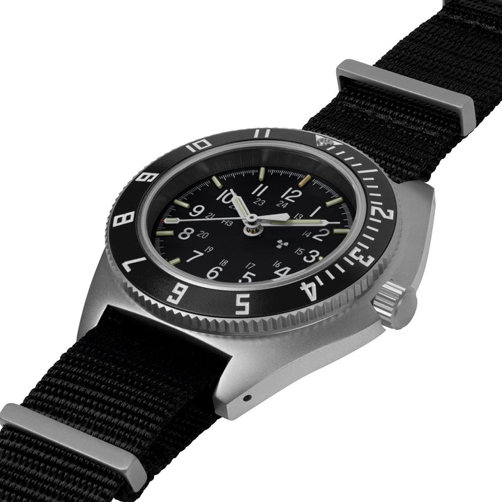 SSNAV Automatic Sterile SSNAV Auto Sterile-DS Nylon | Black Dial