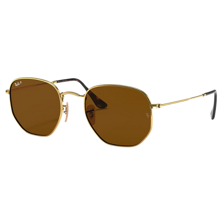 HEXAGONAL FLAT LENSES MEN'S Gold / Polar Brown |  Dial