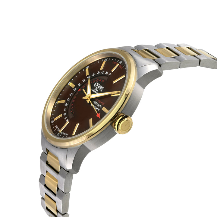 Guggenheim Sellita SW 220 Custom date wheel, SS Case, Brown dial, SS Bracelet | 