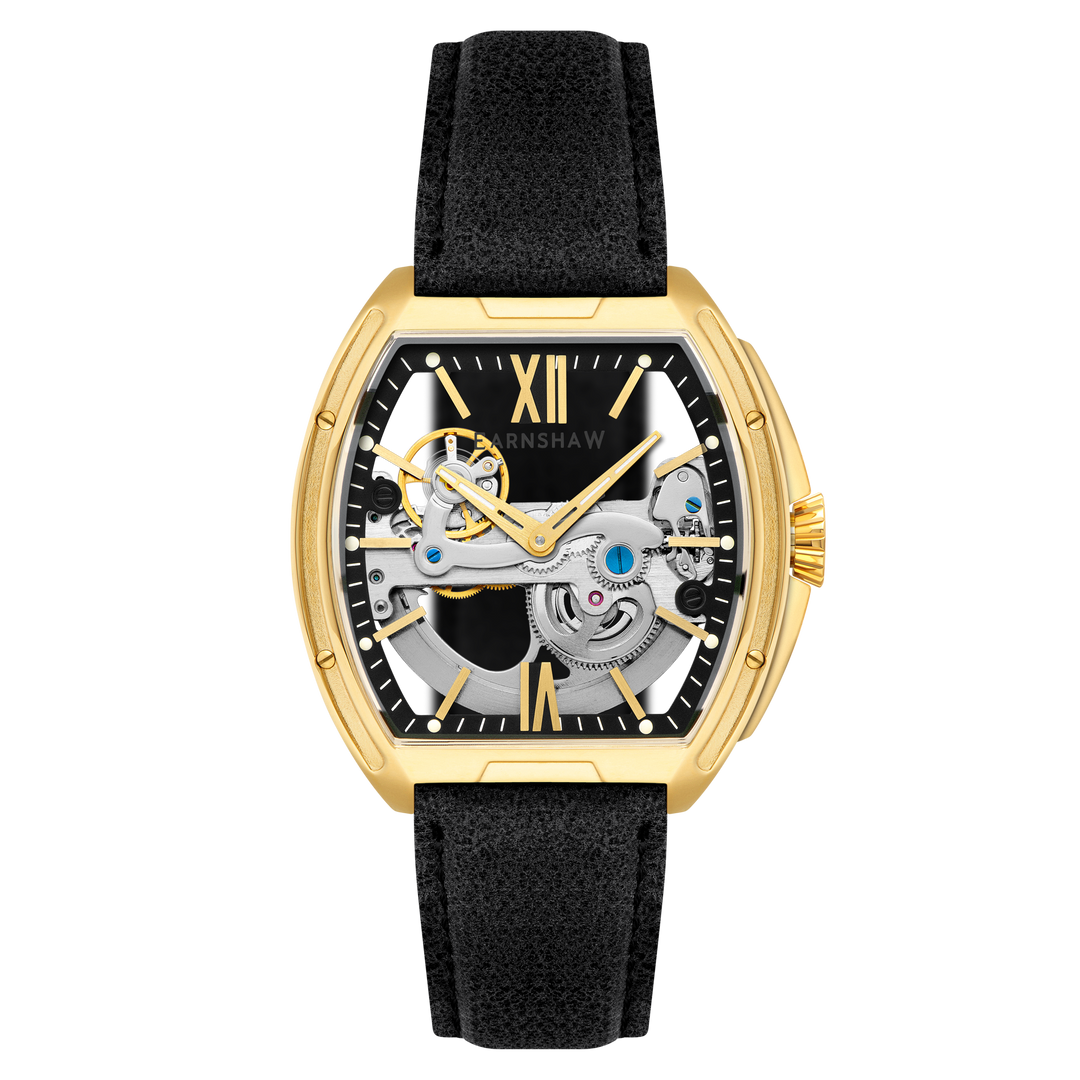 Nobility Knightsbridge Automatic Black / Leather Black Dial