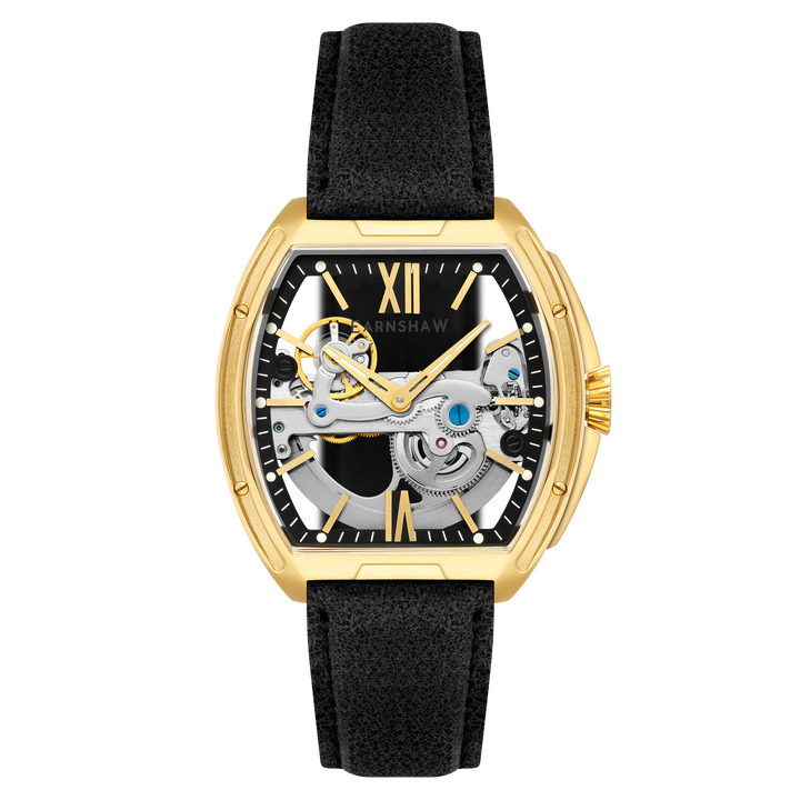 Nobility Knightsbridge Automatic Black / Leather Black Dial