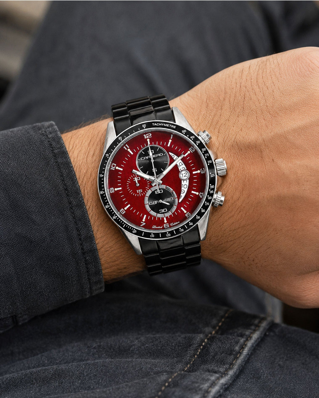 Winner Circle Red-Black/IP-Black Red Dial
