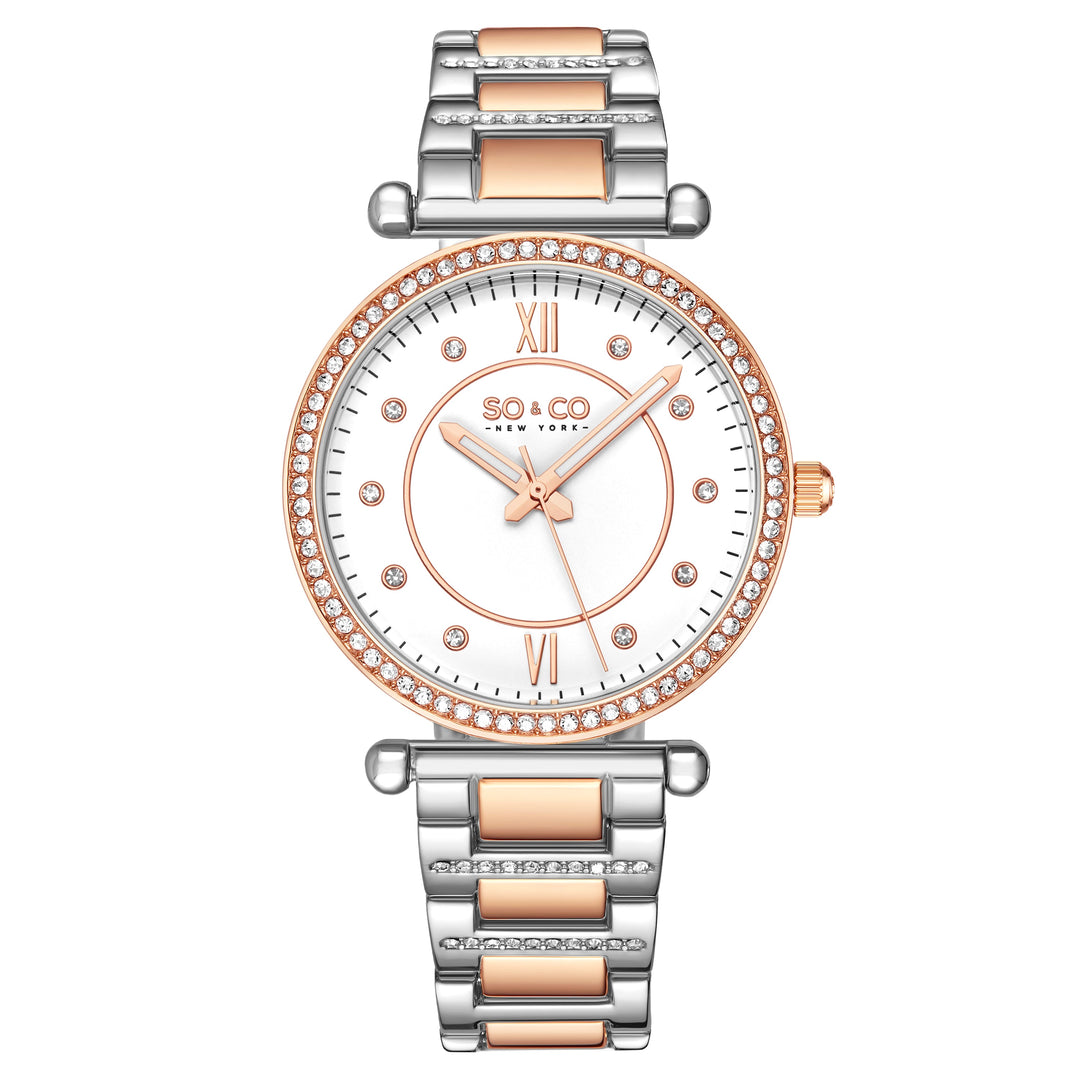 Madison 5116 Silver / Rose | White Dial