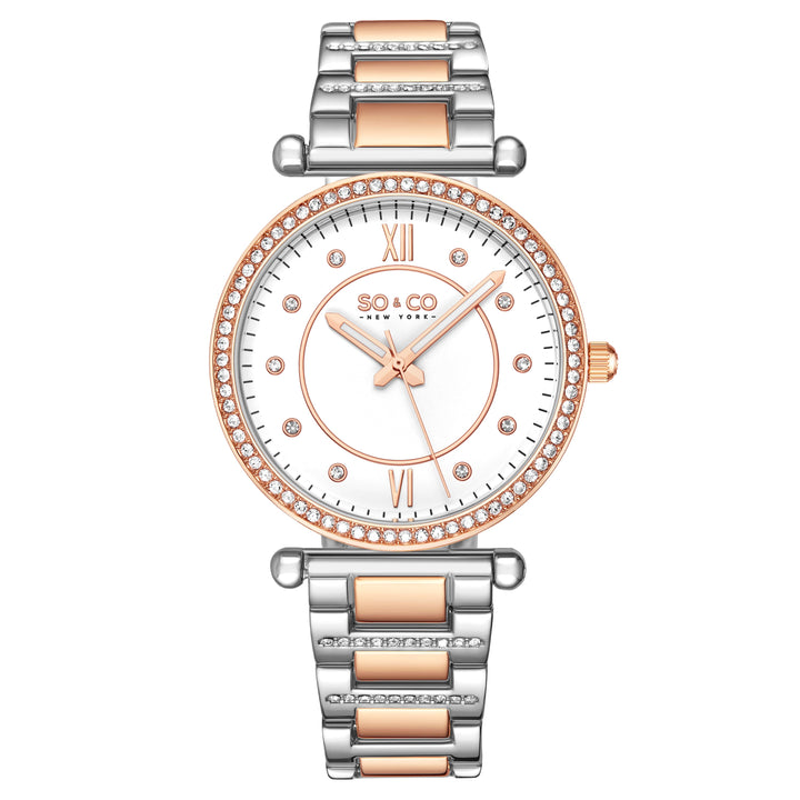Madison 5116 Silver / Rose | White Dial