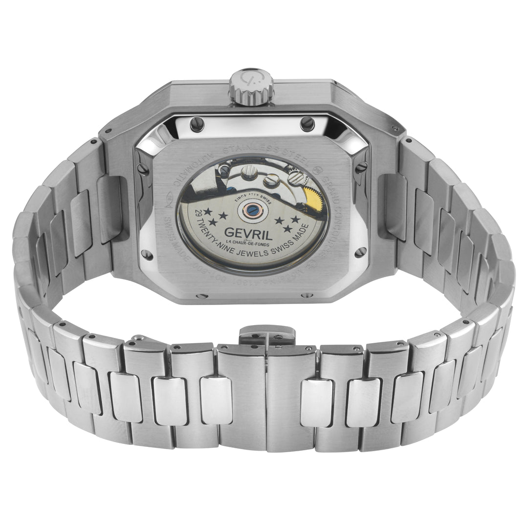 Grand Concourse Swiss Automatic, 316L Stainless Steel Case, Blue Dial, 316L Stai