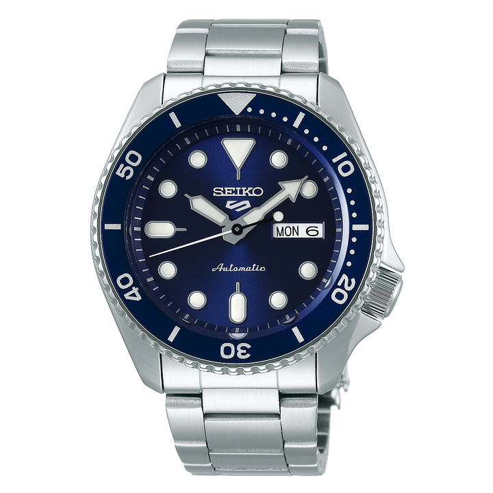 5 Sports SKX Series Blue Dial / Stainless Steel Bracelet Blue Dial