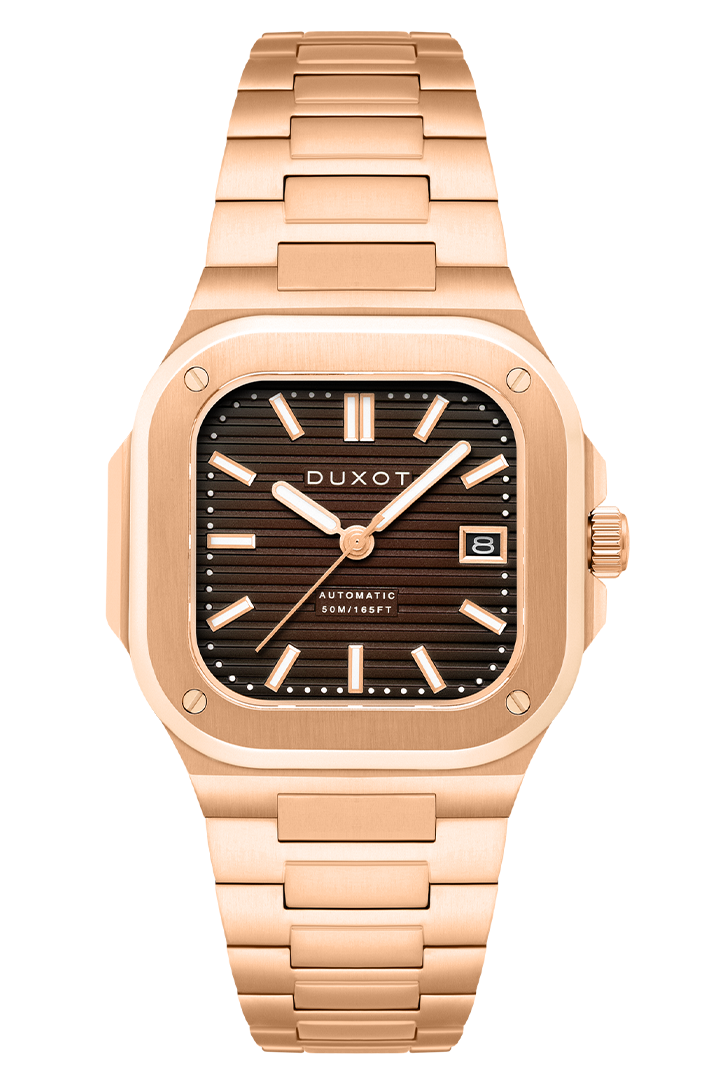 Quadrata Automatic Brown / Stainless Steel | Brown Dial