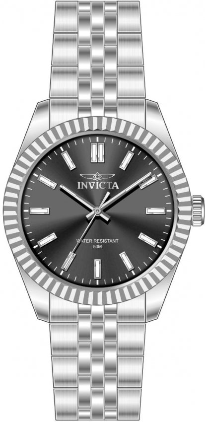 Specialty Black Dial / Silver Stainless Steel Bracelet Black Dial
