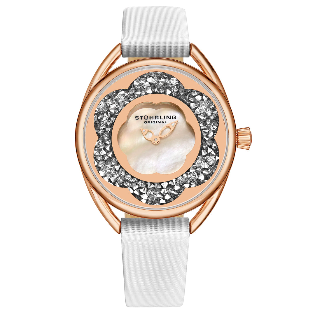 Symphony White Leather | Silver Dial