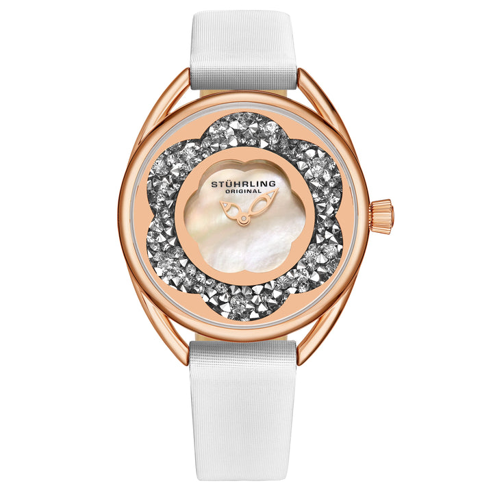 Symphony White Leather | Silver Dial