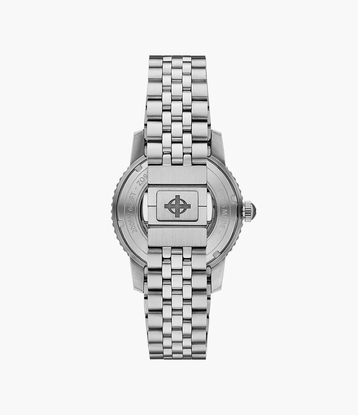 SEA WOLF COMPRESSION Stainless Steel Watch | Transparent Dial
