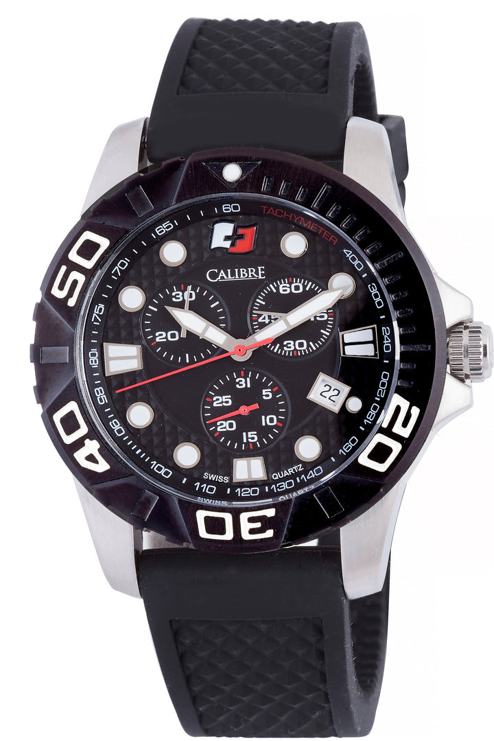 Akron Black-Black Chronograph | Black Dial