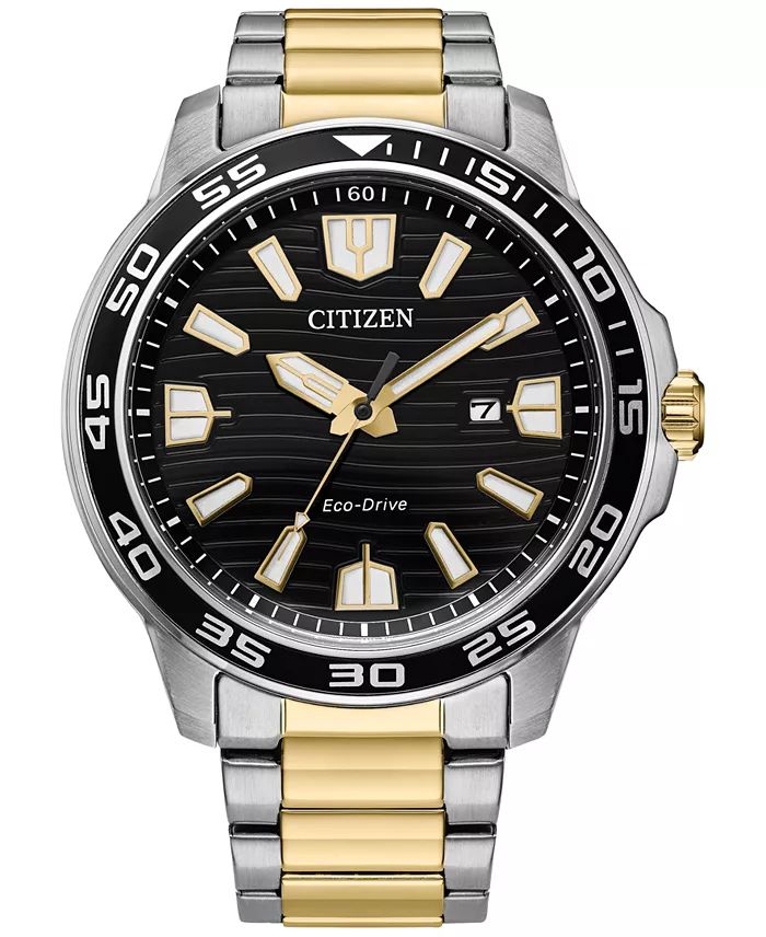 Classic 45mm / Black / Silver and Gold | Black Dial
