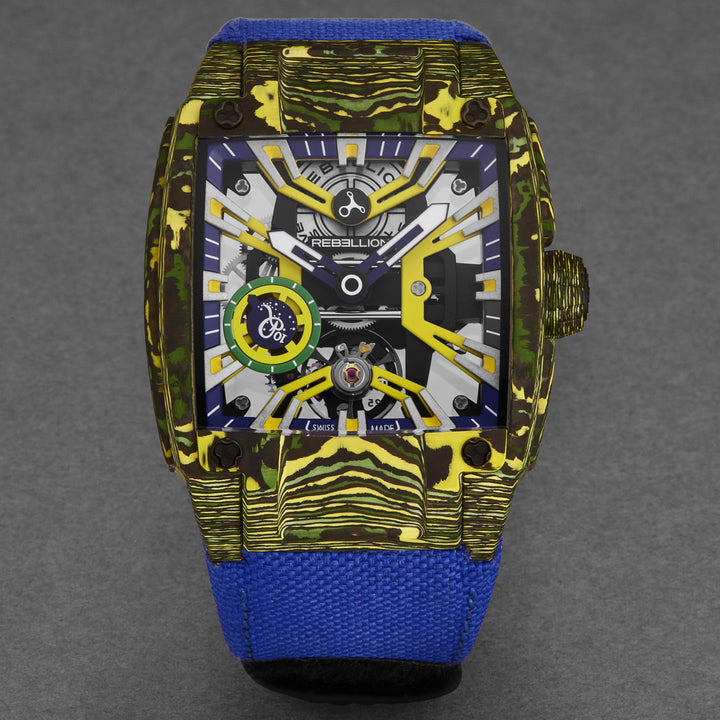 Re-Volt RBREV3H.CA.RON / Yellow Skeletonized | Yellow Skeletonized Dial
