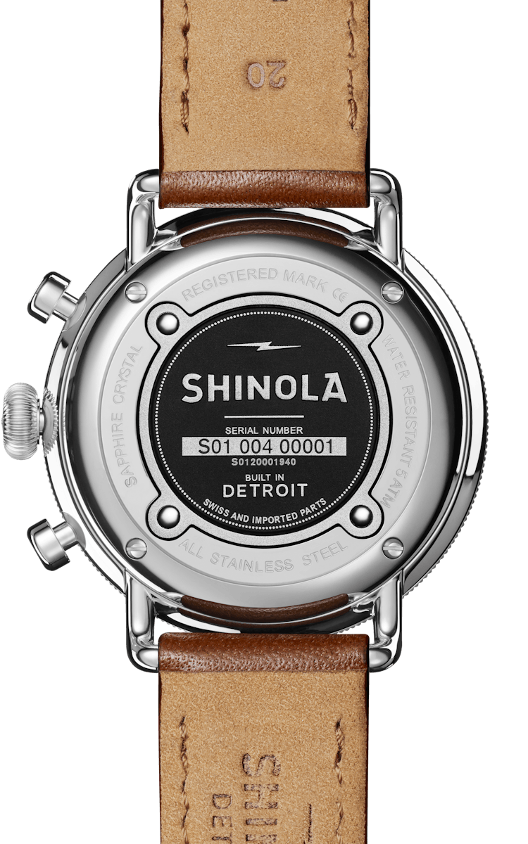 Canfield Chrono 43mm Dark Blue | Dark Blue Dial