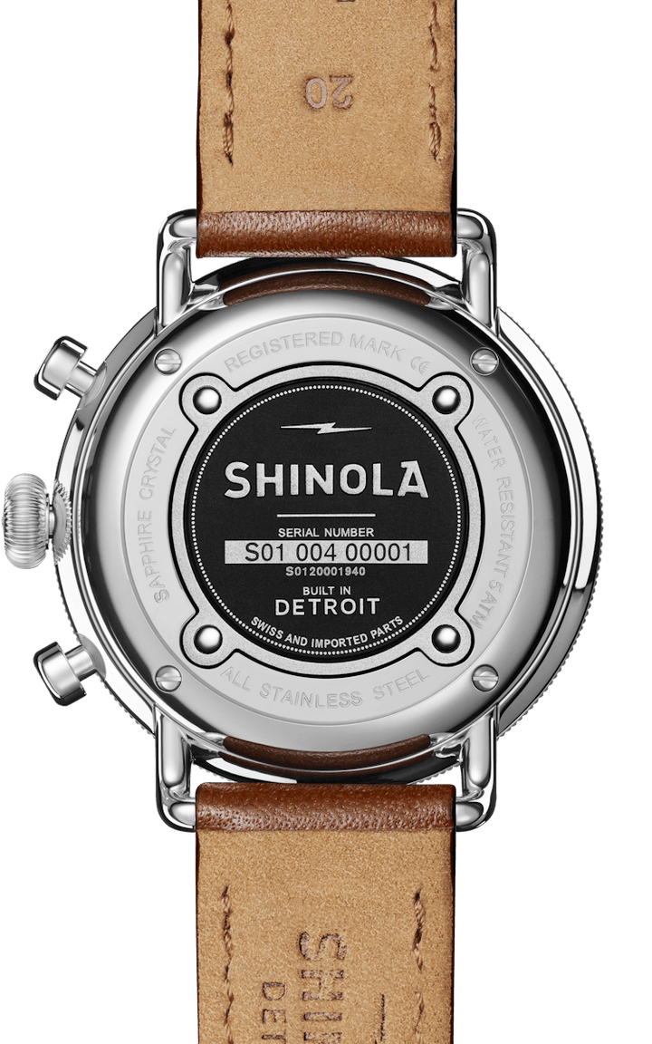 Canfield Chrono 43mm Dark Blue | Dark Blue Dial