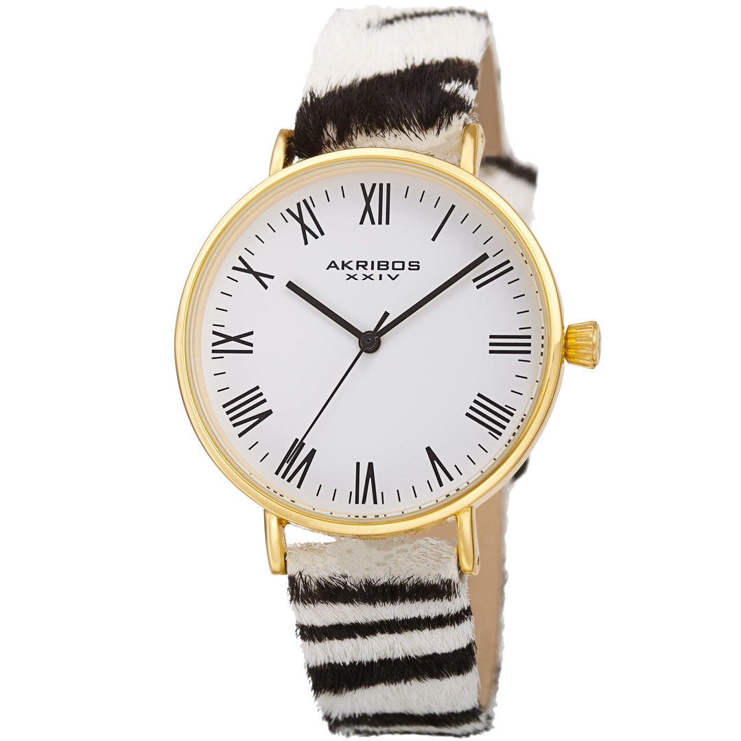 Casual Black/Leather | White Dial