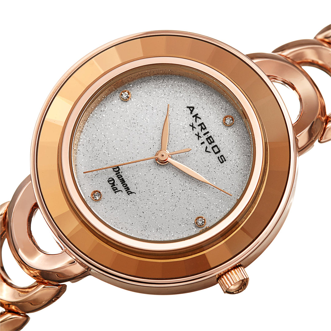 Dress Rose Gold/Alloy | Silver Dial