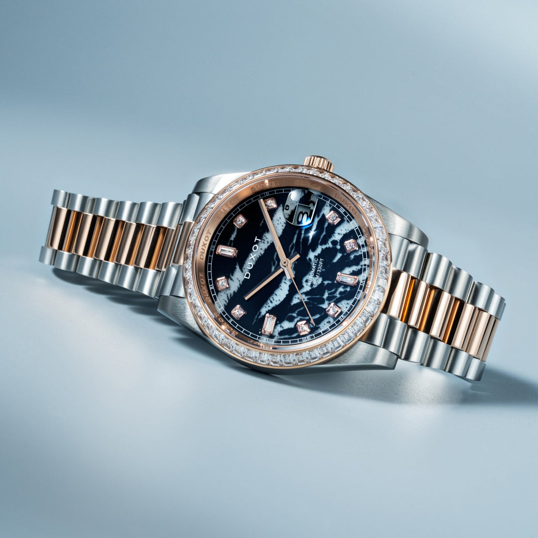 Serenata Automatic Limited Edition Black / Two Tone Stainless Steel | Black Dial
