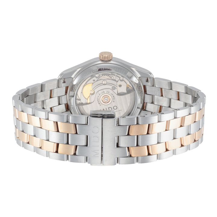 Belluna II 33mm / Silver / Silver and Gold | Silver Dial
