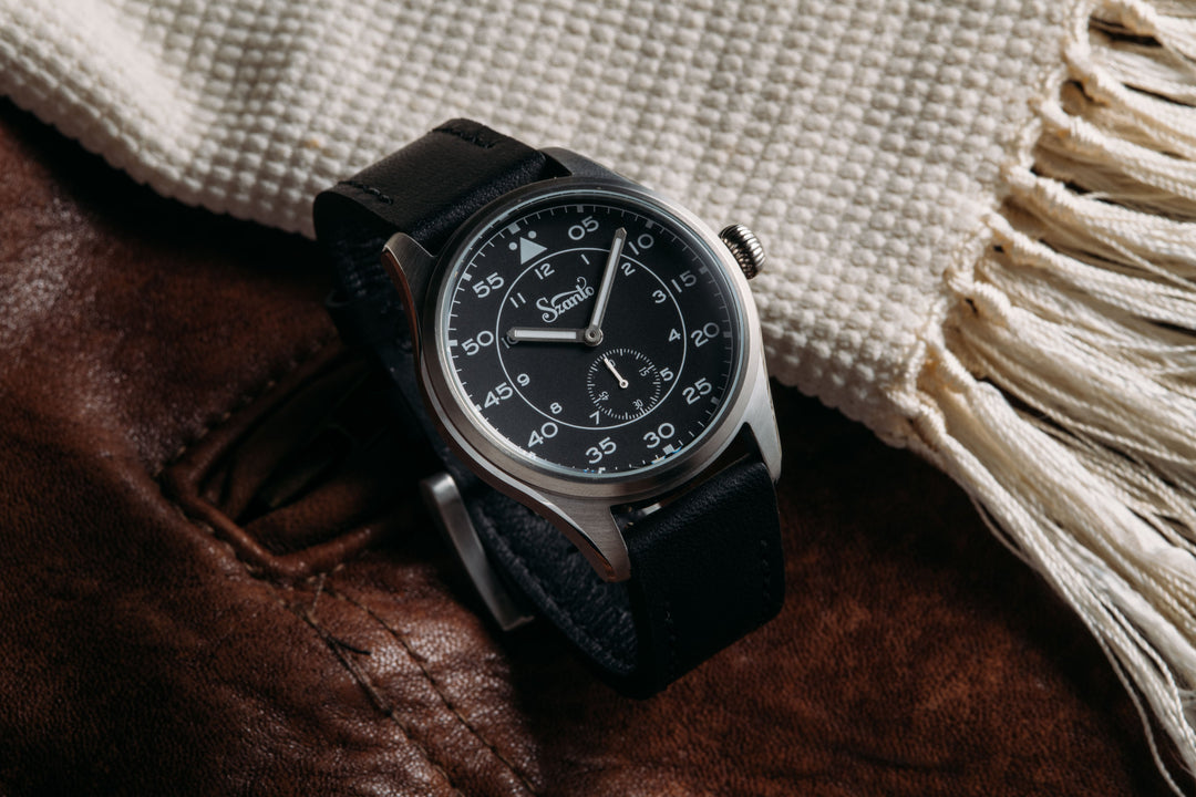 Heritage Aviator 2750 Series SS/Black/Blk | Black Dial