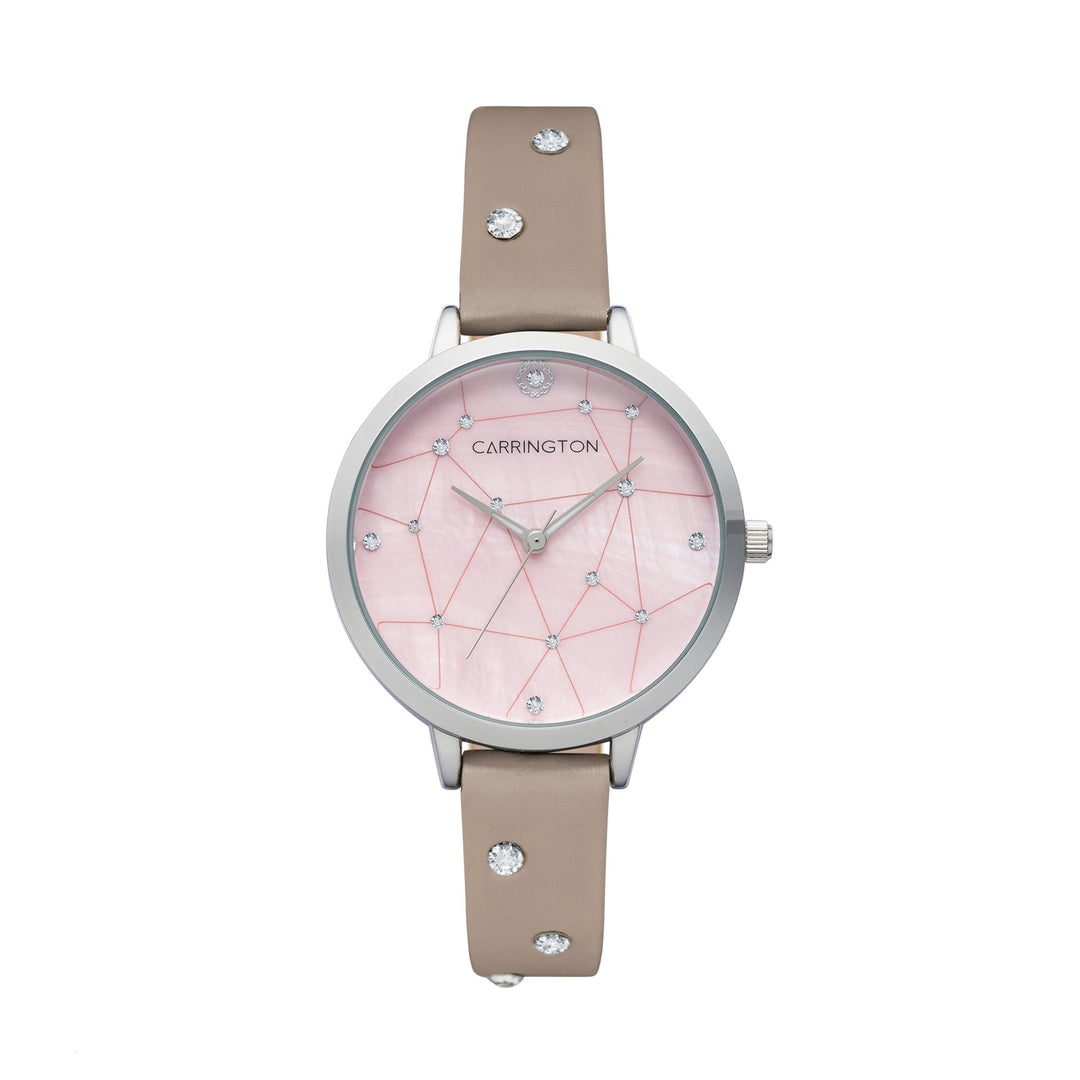 Catherine Pink / Leather | Salmon Dial