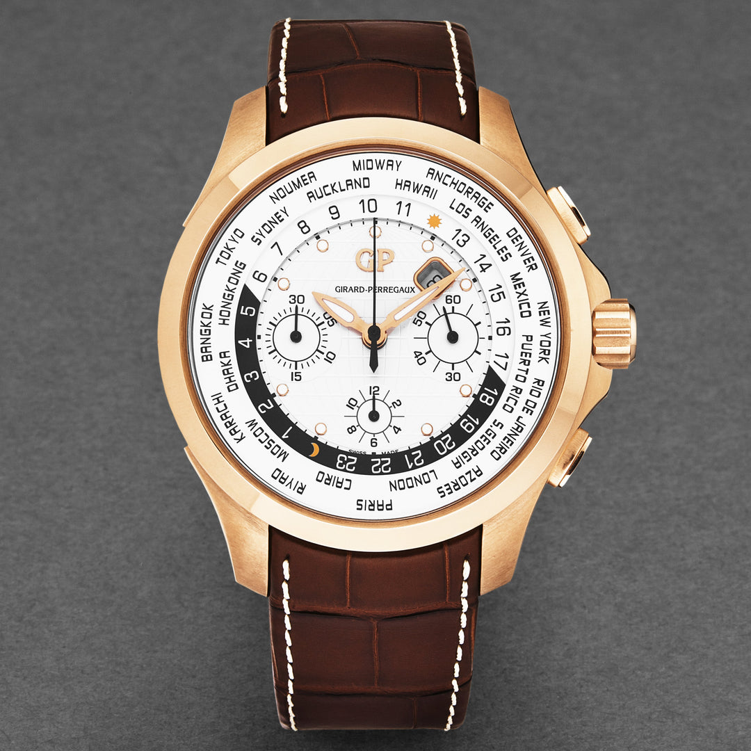 World Timer 4970052134BB6B / silver | Silver Dial