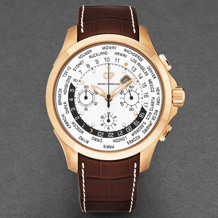 World Timer 4970052134BB6B / silver | Silver Dial
