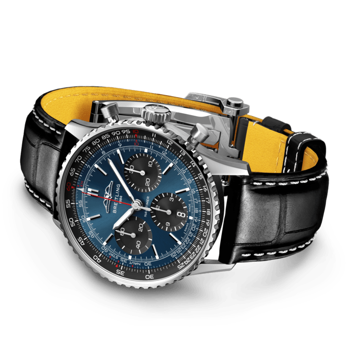 Navitimer B01 Chronograph 41 Black and Blue | Blue / Black Dial