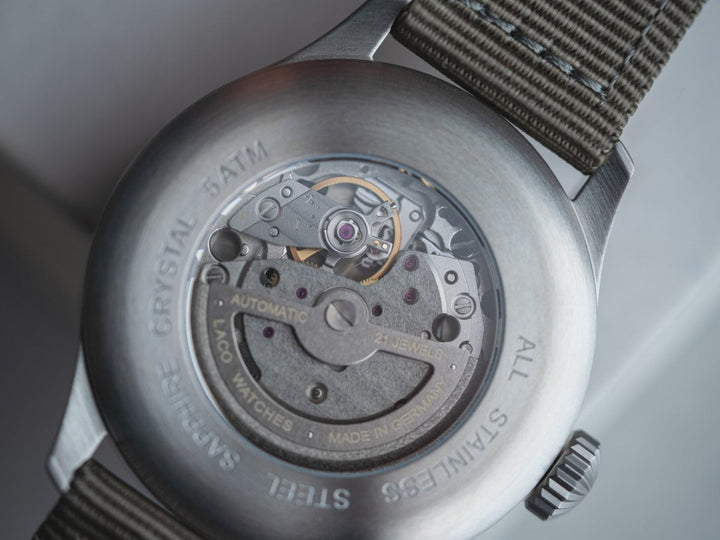 Augsburg Blaue Stunde 42 nylon bracelet | Blue Dial