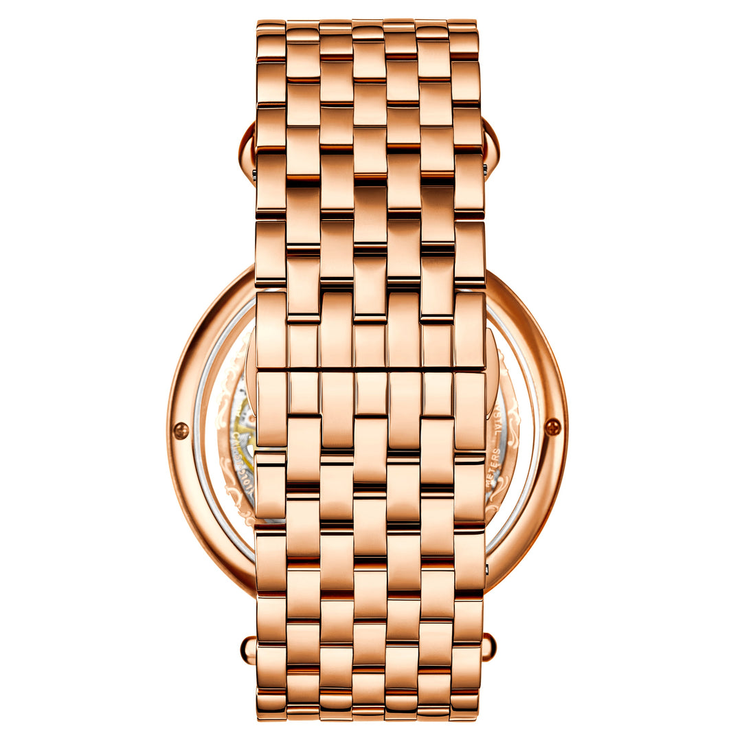 Emperor's Grandeur 4003 Dual Time Automatic 46mm Skeleton Rose/Stainless Steel |