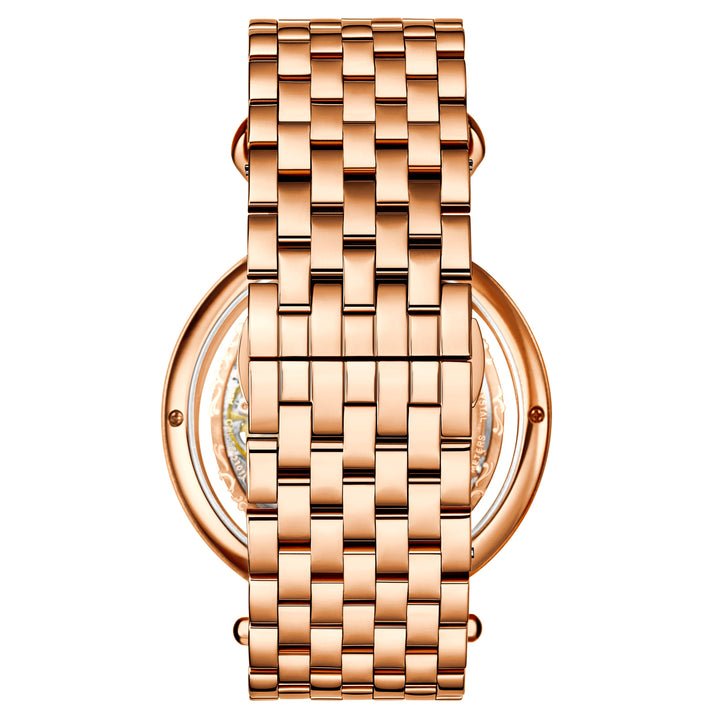 Emperor's Grandeur 4003 Dual Time Automatic 46mm Skeleton Rose/Stainless Steel |